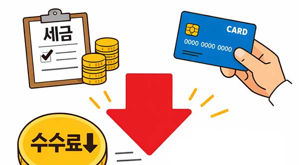 세금납부 카드수수료 인하