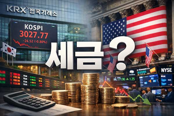 한국증권거래서 미국증권거래소 세금차이